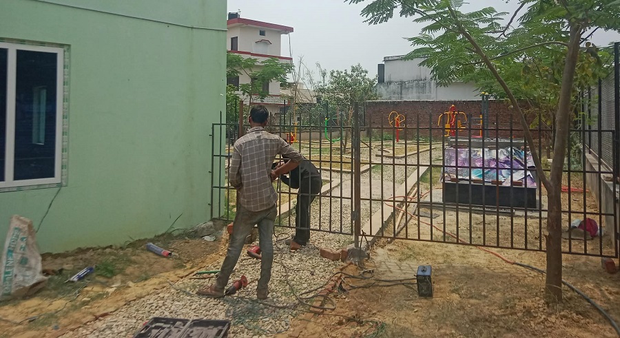 नेपालगञ्जमा अर्धकदको सालिकसहित जेनजी पार्क निर्माण